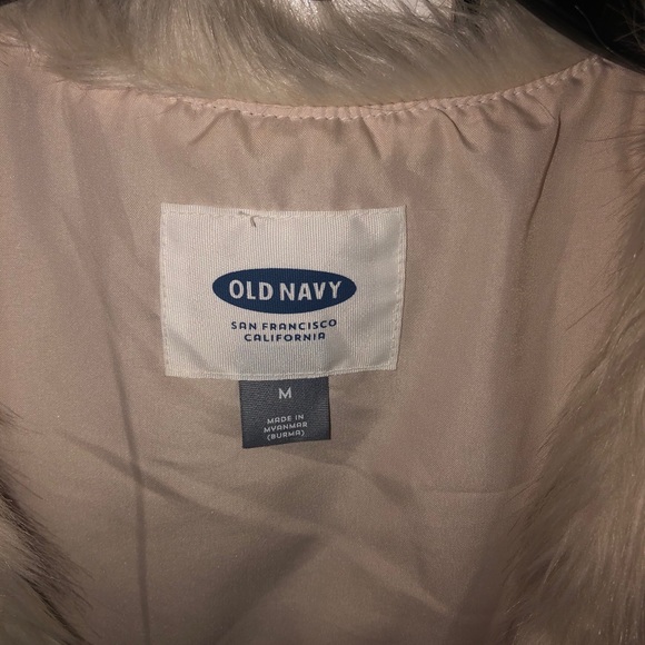Old Navy Faux Fur Vest - Picture 2 of 2